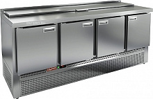 Стол для салатов SLE1-1111GN (1/3) с крышкой