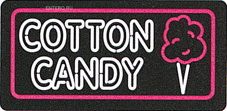 Вывеска "Cotton Candy" светящаяся 3984EX