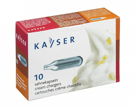 Баллончик для сифона для взбивания сливок (N2O) 10 шт/уп. KAYSER