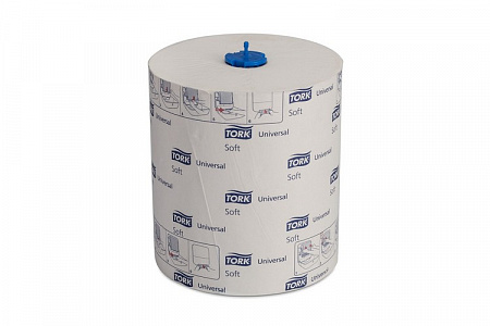 Полотенце 1-сл. 280 м/рул. "Tork Universal" белые  /6/*  Z