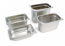 Гастроемкость 1/4 100мм нержавеющая сталь