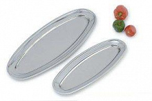 Блюдо овальное нерж. 70,2*29см для рыбы MGSteel