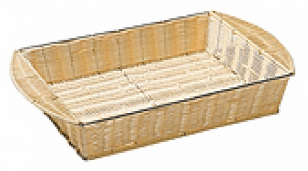 Корзина для хлеба прямоуг. 60х32,5х8 см. ротанг+нерж. APS