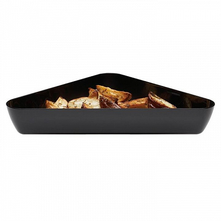 Салатник треугольный 2,8л. черный Cambro
