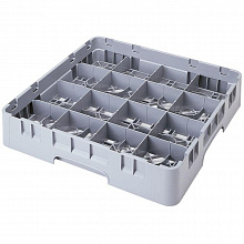 Стойка для чашек полного размера с 16 отделениями, серая Cambro
