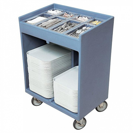 Тележка для подносов и столовых приборов Cambro