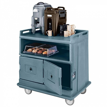 Тележка для подачи напитков синевато-серый Cambro