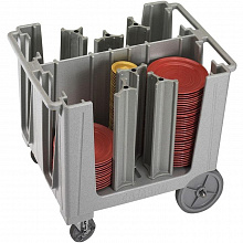Тележка для посуды регулируемая, черная Cambro