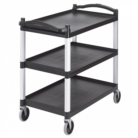 Тележка подсобная, черная Cambro
