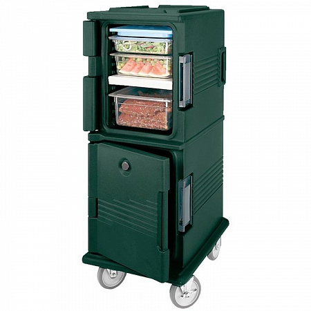 Термоконтейнер 57л.*2камеры, 520*690*1370мм. зеленый Cambro