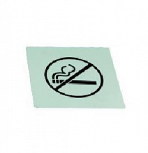 Табличка "No Smoking" , нерж. MGSteel