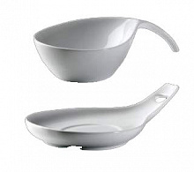 ZIEHER Duo Салатник с ручкой 280 мл 22x11,7x5 см для подставки (арт. 4231.MU), фарфор